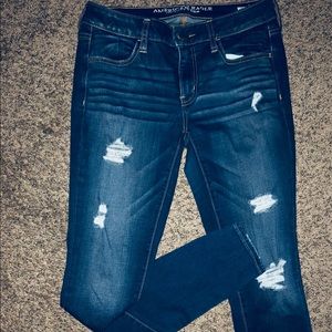 American Eagle ripped jeans